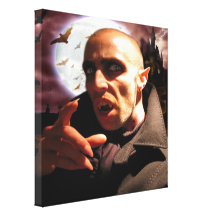 VAMPIRE PORTRAIT WRAPPED CANVAS GALLERY WRAP CANVAS