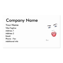 Vampire Silhouette Portrait Business Card Template