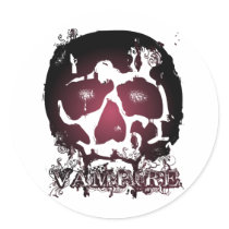 VAMPIRE SKULL II STICKERS