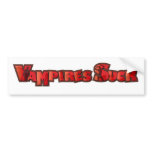 Vampire Suck bumper stickers