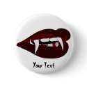Vampire teeth buttons