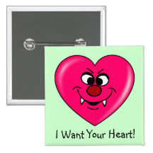 Vampire Valentine: Give your heart to me Pins