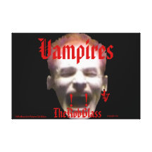VampireArt TheRobGlass FangsV Vampires Ltd Edition Gallery Wrap Canvas