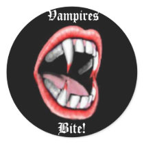 Vampires Bite! Stickers