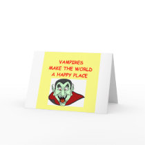 vampires greeting card