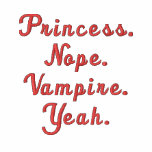 Vampires embroidered shirts