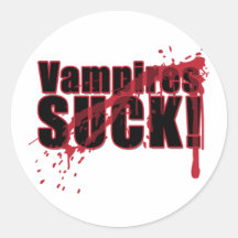 Vampires SUCK 3 Stickers