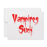 Vampires Suck invitations