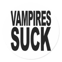 Vampires Suck Sticker
