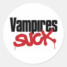 Vampires Suck Stickers