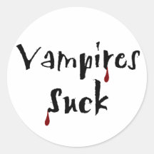 Vampires Suck Stickers