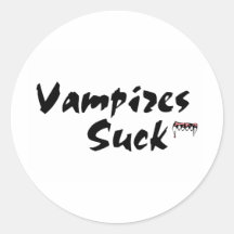Vampires Suck Stickers