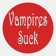 VampiresSuck-3 Round Stickers