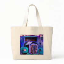 van blue. bags