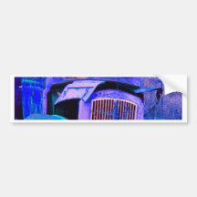 van blue. bumper stickers