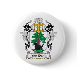 Van Dam Family Crest buttons