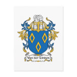 Van der Linden Family Crest postcards