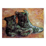Van Gogh - A Pair Of Shoes Greeting Cards