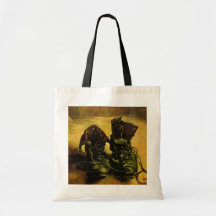 Van Gogh A Pair of Shoes, Vintage Still Life Art Tote Bag