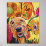 Van Gogh Airedale Poster