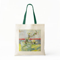 Van Gogh; Blossoming Almond Branch in a Glass Tote Bag