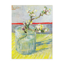 Van Gogh; Blossoming Almond Branch in a Glass Postcard