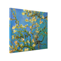 Van Gogh; Blossoming Almond Tree Gallery Wrap Canvas