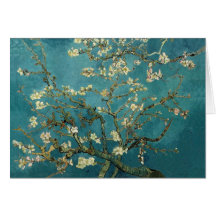 Van Gogh Blossoming Almond Tree Card