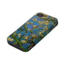 Van Gogh; Blossoming Almond Tree Iphone 4 Tough Cases