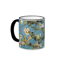 Van Gogh Blossoming Almond Tree Coffee Mugs