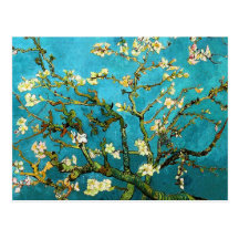 Van Gogh Blossoming Almond Tree (F671) Fine Art Postcard