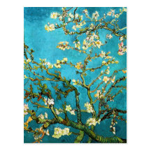 Van Gogh Blossoming Almond Tree (F671) Fine Art Postcard