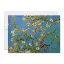 Van Gogh; Blossoming Almond Tree Custom Invite