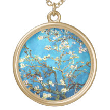 Van Gogh Blossoming Almond Tree Vintage Fine Art Jewelry