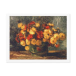 Van Gogh Bowl with Chrysanthemums Post Card