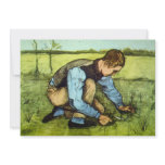 Van Gogh; Boy Cutting Grass with a Sickle invitations