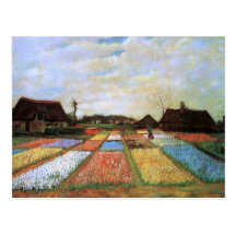 Van Gogh Bulb Fields Holland Fine Art Post Card