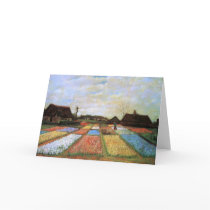 Van Gogh Bulb Fields Holland Greeting Cards