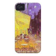 Van Gogh Cafe Impressionist Painting iPhone 4 Cases