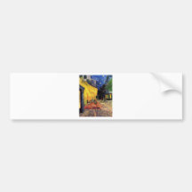 Van Gogh Cafe Terrace At Night Bumper Stickers
