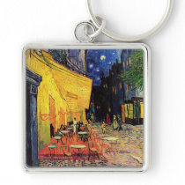 Van Gogh; Cafe Terrace at Night Key Chains