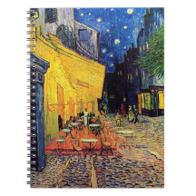 Van Gogh Cafe Terrace At Night Notebooks