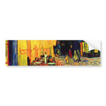 Van Gogh Cafe Terrace Bumper Sticker