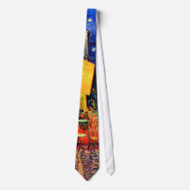 Van Gogh Cafe Terrace Custom Ties