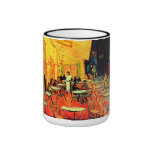 Van Gogh Cafe Terrace Vintage Fine Art Coffee Mugs