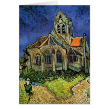Van Gogh Church at Auvers Card
