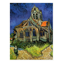 Van Gogh Church at Auvers Postcard