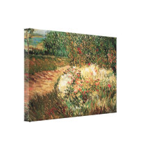 Van Gogh Corner of Voyer d'Argenson Park, Asnieres Canvas Print