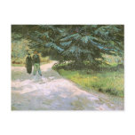 Van Gogh Couple and Blue Fir Tree postcards
