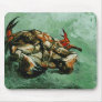 Van Gogh Crab on Its Back Mouse Pad